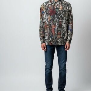 Robert Graham Multicolor Graphic Dress Shirt